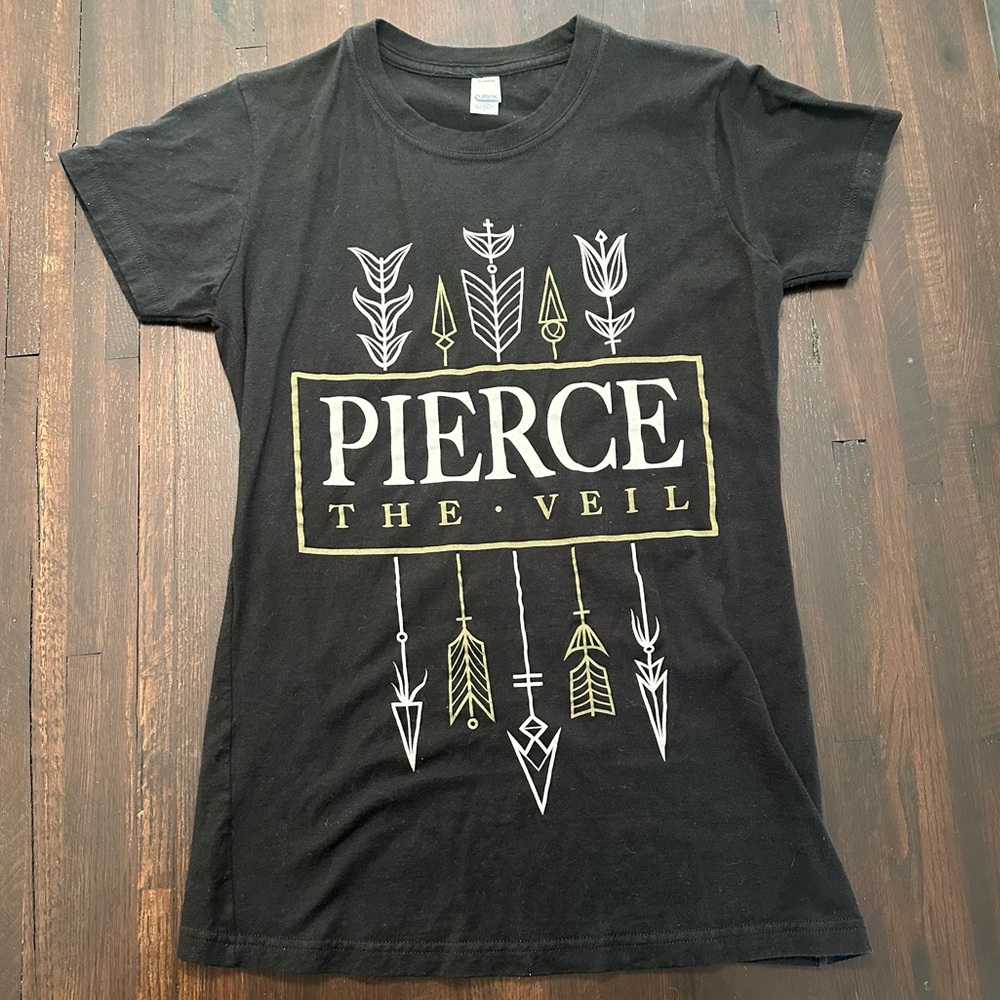 Pierce The Veil Tultex Black Cotton T-Shirt